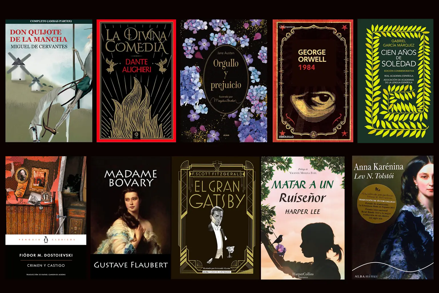 Portadas de libros clasicos